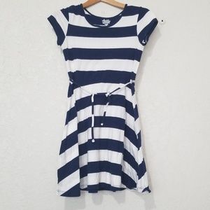 Old navy girl blue and white dress size xl 14
